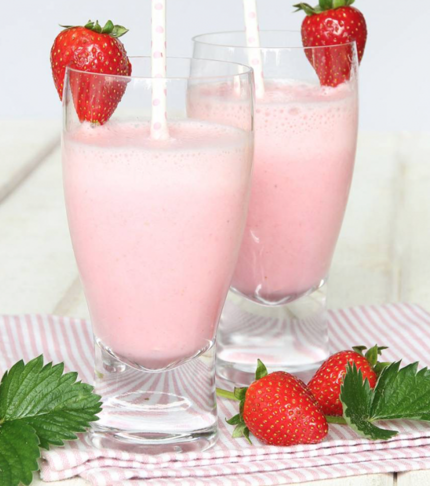Nyttig, underbart god jordgubbssmoothie – klicka här för recept!