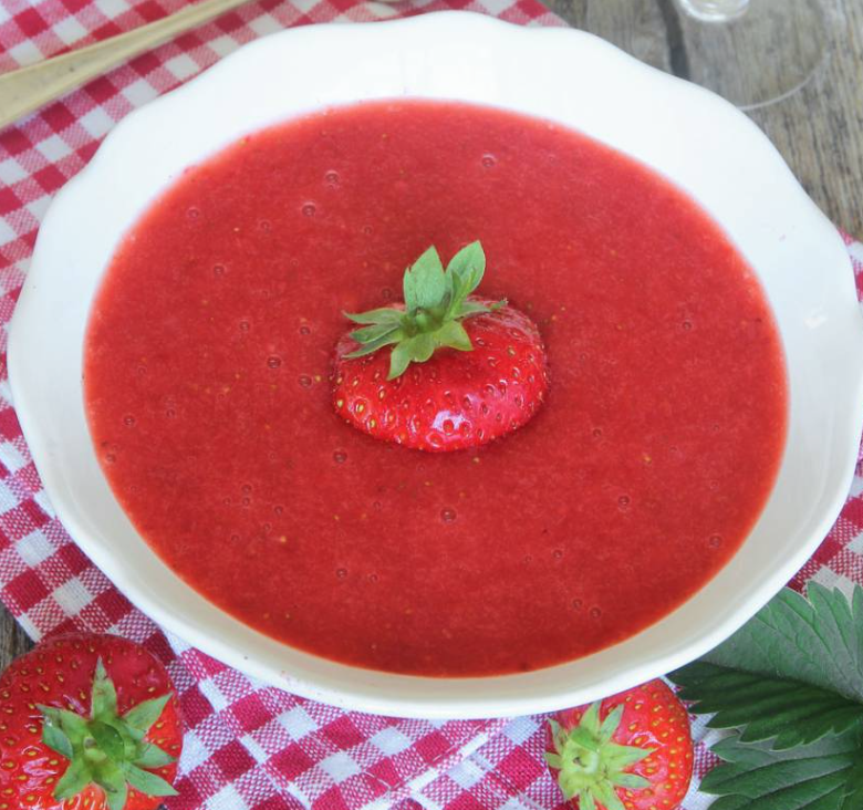 Sockerfri, nyttig jordgubbskräm – klicka här för recept!
