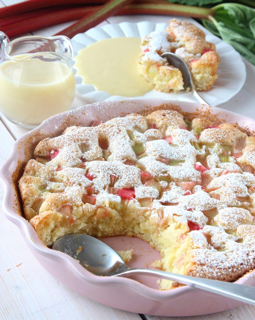 RABARBERKAKA Recept Lindas Bakskola Matskola