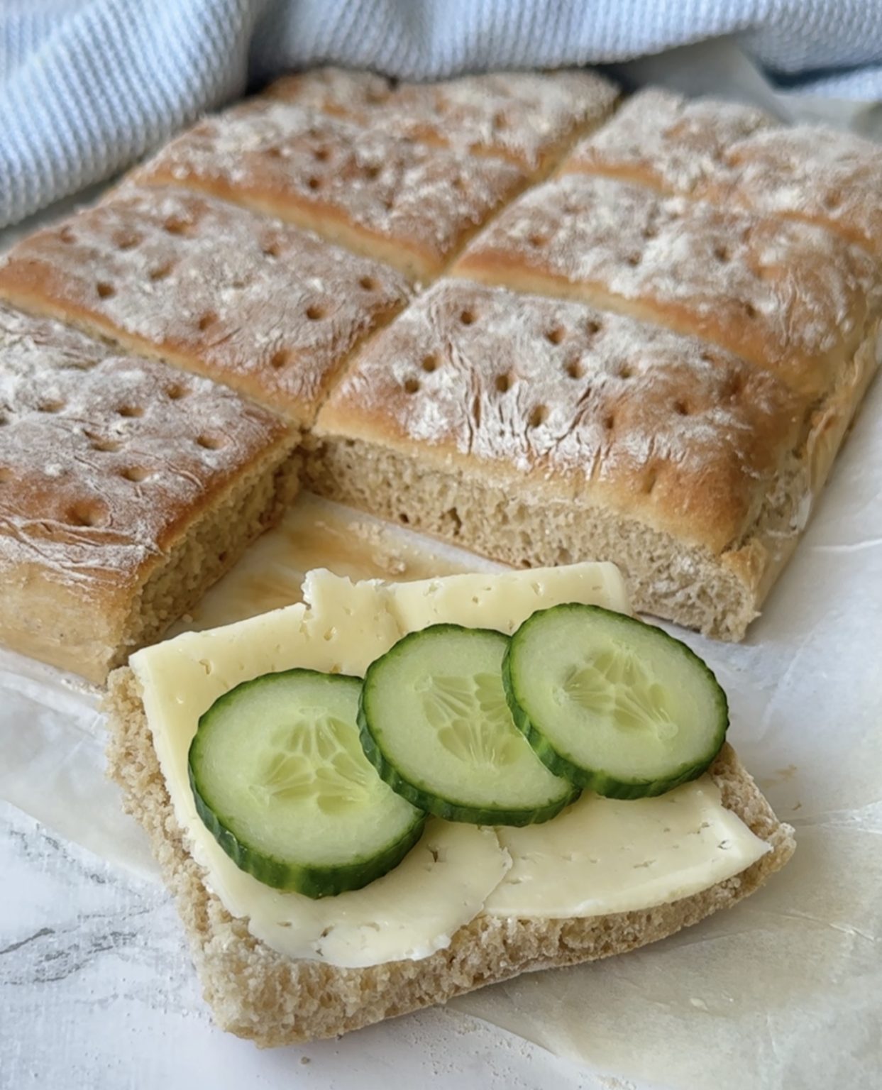KNÅDFRITT BRÖD SOM JÄSER EN GÅNG - Lindas Bakskola & Matskola